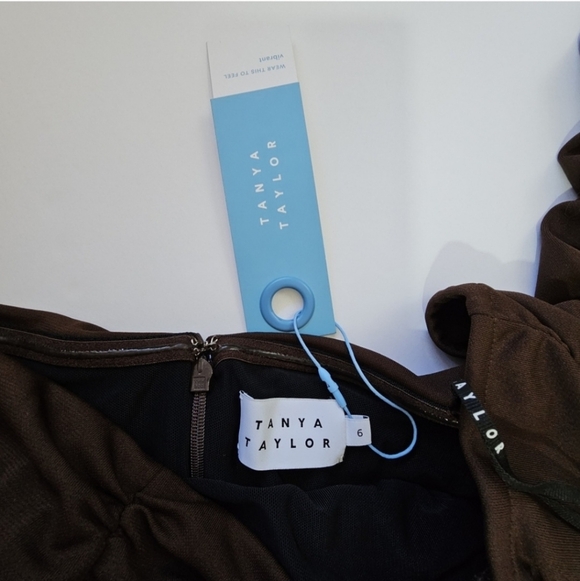 Tanya Taylor Marla Ruched Maxi Fit and Flare Dress Womens Size 6 - Picture 5 of 5